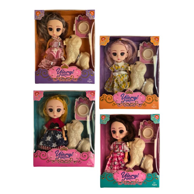 Lėlė su priedais Yiergi 1vnt. 8005