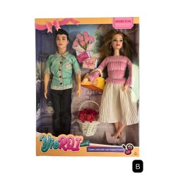 Lėlių pora 2vnt.  YIEROI 22811