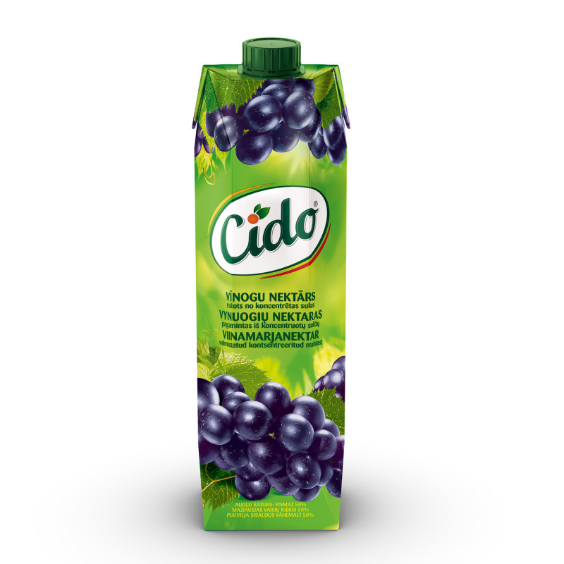 Vynuogių nektaras CIDO 50%, 1l