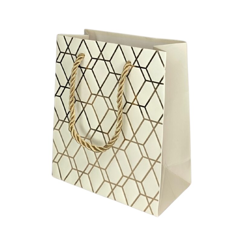 Popierinis dovanų maišelis 12*14*6 cm  DV-BK9737