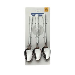 Arbatiniai šaukšteliai nerūdijančio plieno 6vnt. 3321