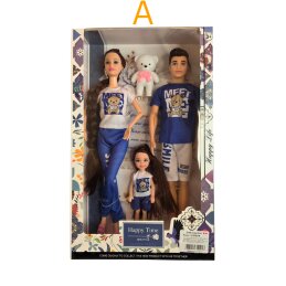 Žaislinės lėlės 3vnt   8102