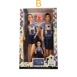Žaislinės lėlės 3vnt   8102