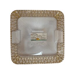 Plastikinė serviravimo lėkštė su dangčiu 066755