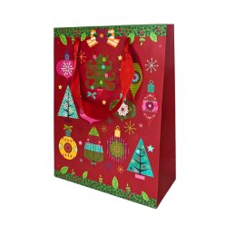 Kalėdinis dovanų maišelis 18*8.5*24 cm  92013S