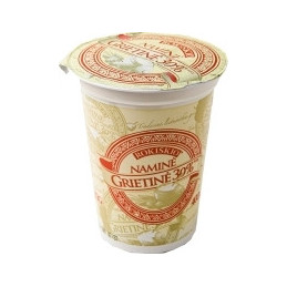 Rokiškio NAMINĖ grietinė 30% riebumo, 400g