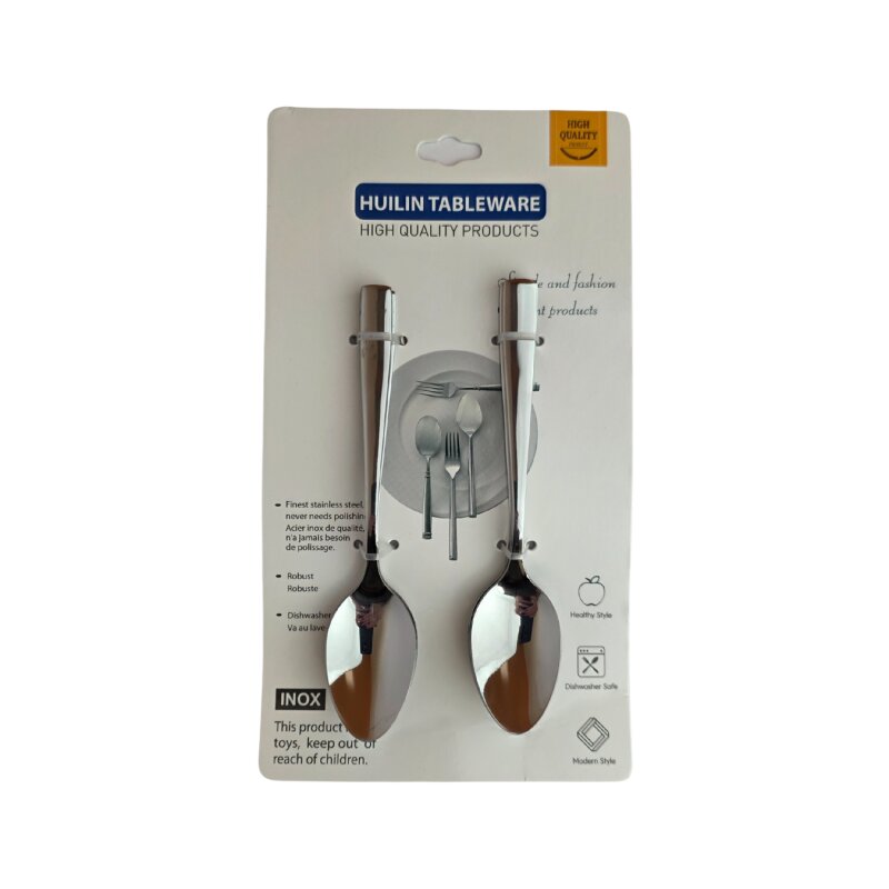 Arbatiniai šaukšteliai nerūdiančio plieno 6vnt. 3314