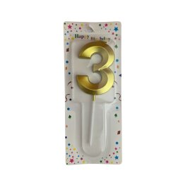 Gimtadienio žvakutė-skaičius 3114