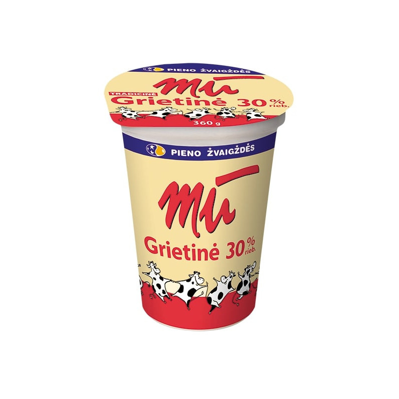 Grietinė MŪ 30% rieb., 360g