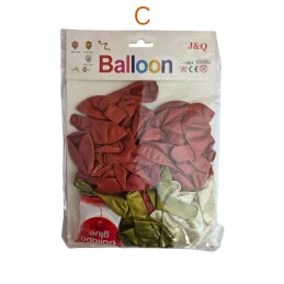 Balionai spalvoti 67vnt 3110