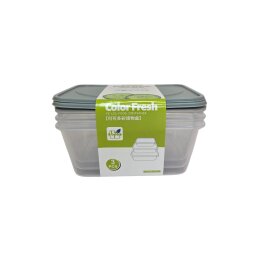 Plastikiniai indeliai su dangteliais 3vnt  047162