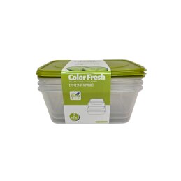 Plastikiniai indeliai su dangteliais 3vnt  047162