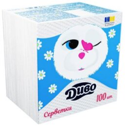 Stalo servetėlės Divo baltos 33*33cm 100vnt