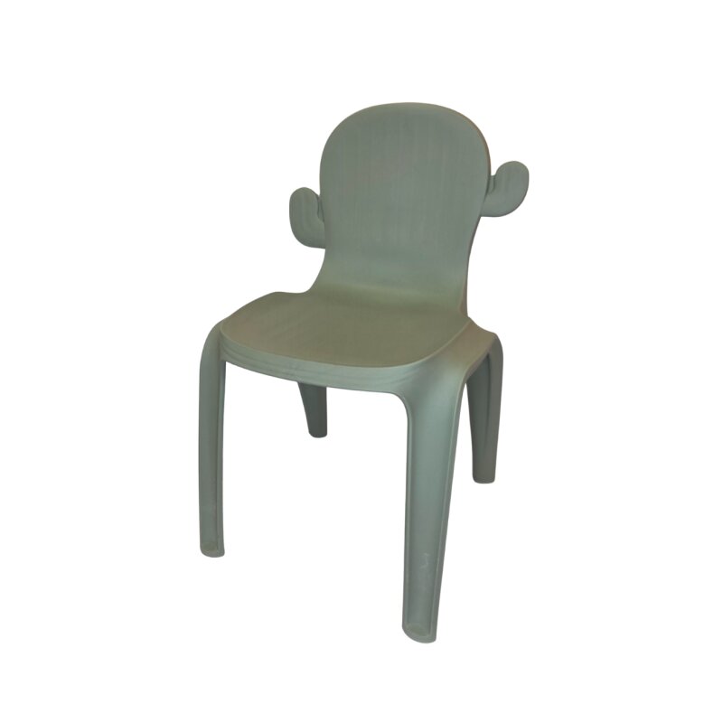 Vaikiška kėdutė su atlošu plastikinė 062769