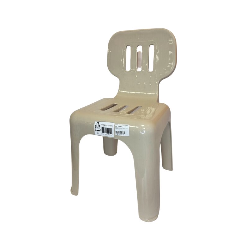 Vaikiška kėdutė su atlošu plastikinė 022318