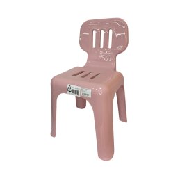 Vaikiška kėdutė su atlošu plastikinė 022318