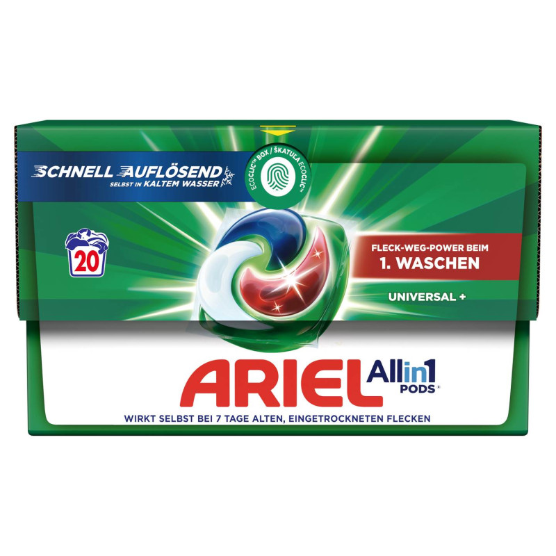 Skalbimo kapsulės  Ariel All in 1   20vnt x 23,6g