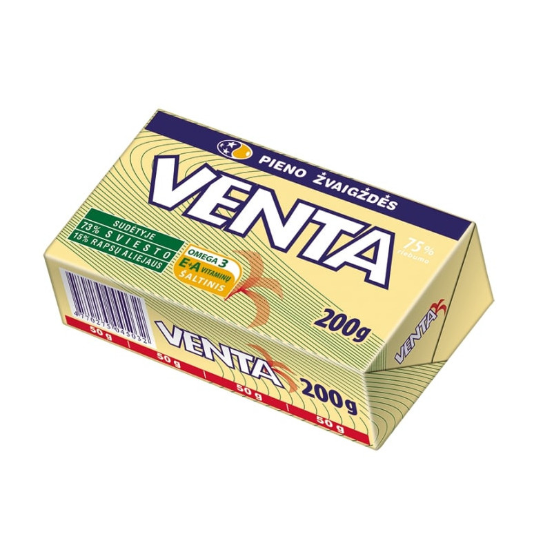 Tepiųjų riebalų mišinys VENTA 75% rieb., 200g