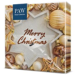 Stalo servetėlės Paw 33*33cm 20 vnt