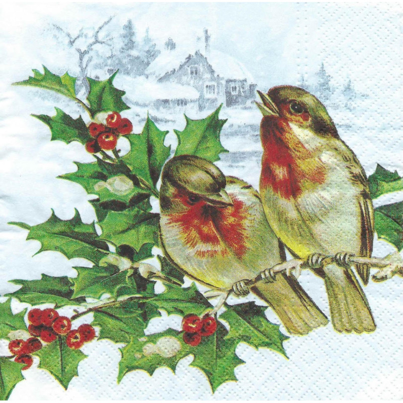 Servetėlės Paukšteliai 33*33cm 20vnt