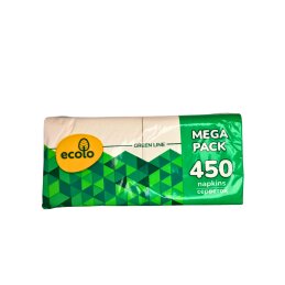 Stalo servetėlės  Ecolo  Mega Pack 450vnt