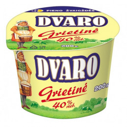 DVARO grietinė 40% rieb., 200g