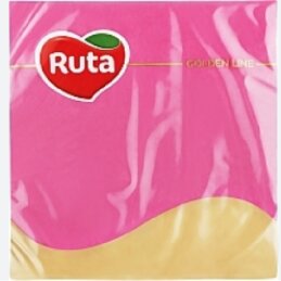 Servetėlės RŪTA rožinės 33*33cm 20vnt 3 sluoksnių