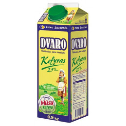 Kefyras DVARO 2.5% rieb., 900ml