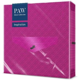 Stalo servetėlės PAW rožinės 33*33cm 20vnt