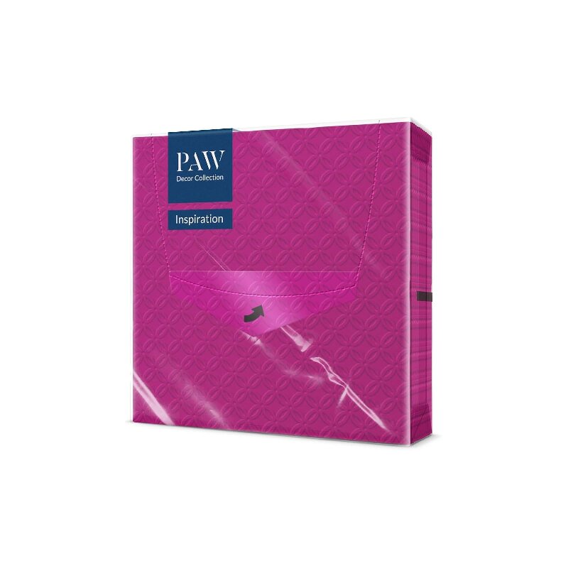 Stalo servetėlės PAW rožinės 33*33cm 20vnt