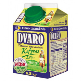Kefyras DVARO 2.5% rieb., 500ml