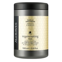 Plaukų kaukė  Allwaves  su vanilės ir imbiero ekstraktais 1l