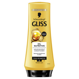 Balzamas plaukams ,,Gliss Kur"  200ml oil nutritive