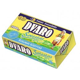 Švelniai sūdytas sviestas DVARO 82% rieb., 200g