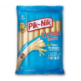 Sūrio dešrelės PIK-NIK 160g, 40% rieb.s.m., plėšomos