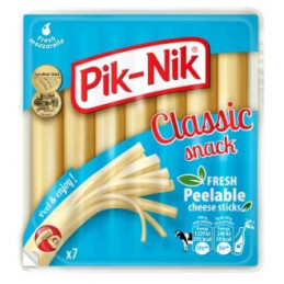 Sūrio dešrelės PIK-NIK 280g, 40% rieb.s.m., plėšomos