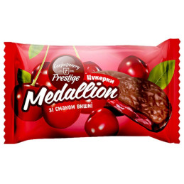 Saldainiai  Medalionai  vyšnių skonio, 1kg