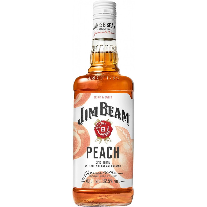 Likeris Jim Beam Peach (32.5%), 700 ml