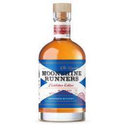 Škotiškas maišytas viskis  Moonshine Runners Scotch  (40%), 700 ml dėžutėje