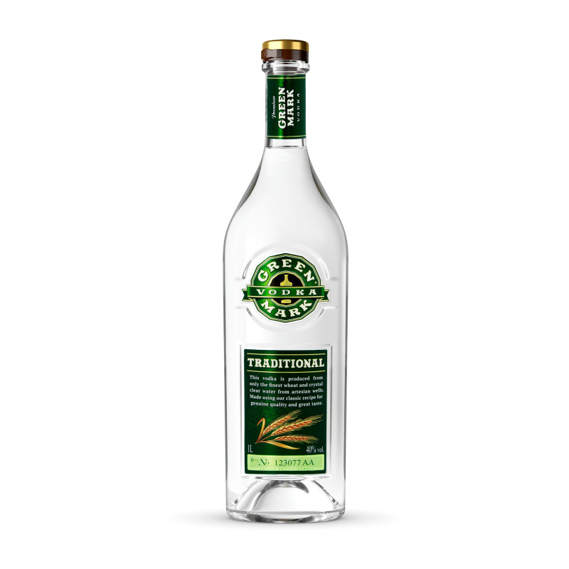 Degtinė  Green Mark Traditional  (40%), 1L