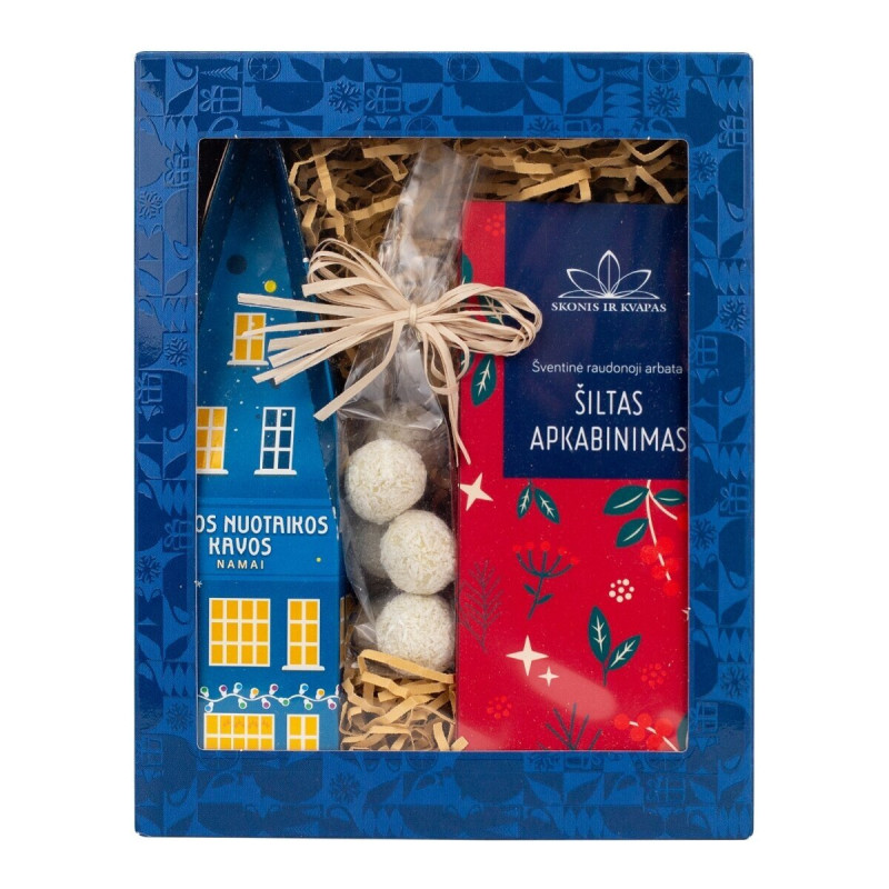 Kavos, arbatos ir saldėsių rinkinys  ŠILTIEMS POKALBIAMS