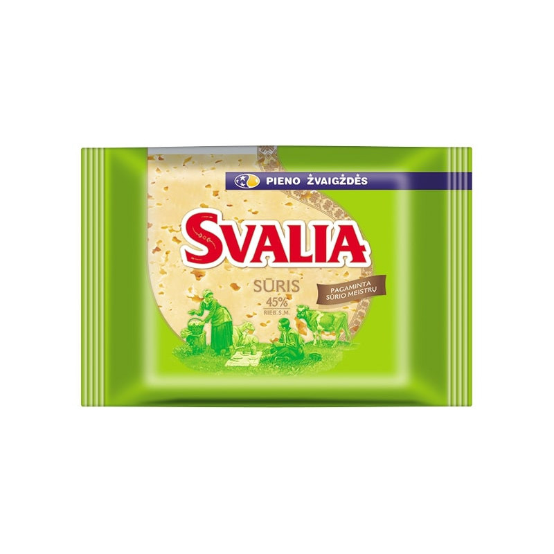 Fermentinis sūris SVALIA 240g, 45% rieb.s.m., fasuotas