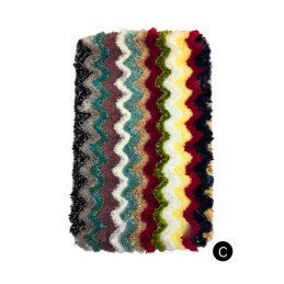 Vonios kilimėlis TPR+poliesteris 55*40cm  3008