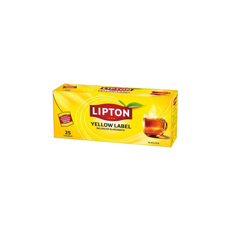 Arbata Lipton Yellow Label  25vnt x 2g