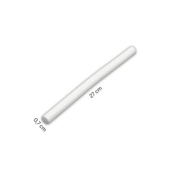 Klijų lazdelė pistoletui 1vnt. 0,7*27cm balta 011402