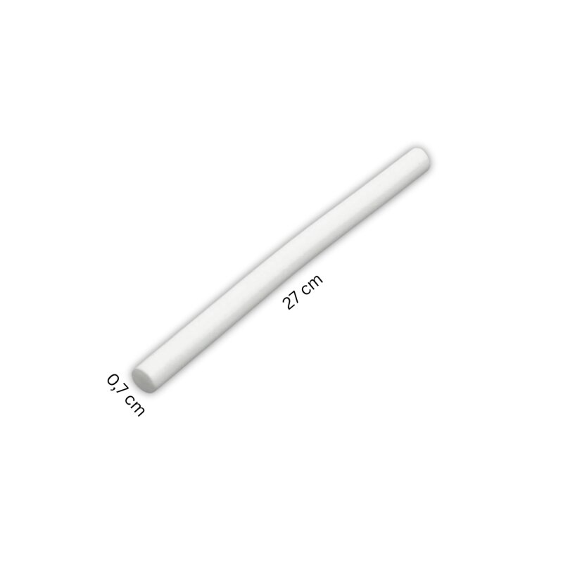 Klijų lazdelė pistoletui 1vnt. 0,7*27cm balta 011402