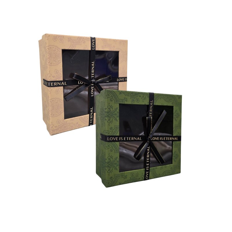 Dovanų dėžutė su langu 1 vnt.