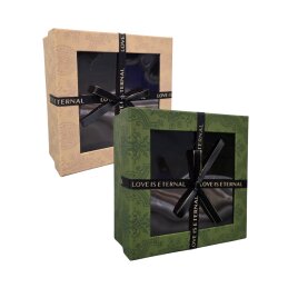 Dovanų dėžutė su langu 1 vnt.