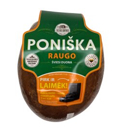 Duona Poniška 0,5kg raugo šviesi duona