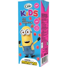Sulčių gėrimas CIDO KIDS aviečių skonio, 200 ml